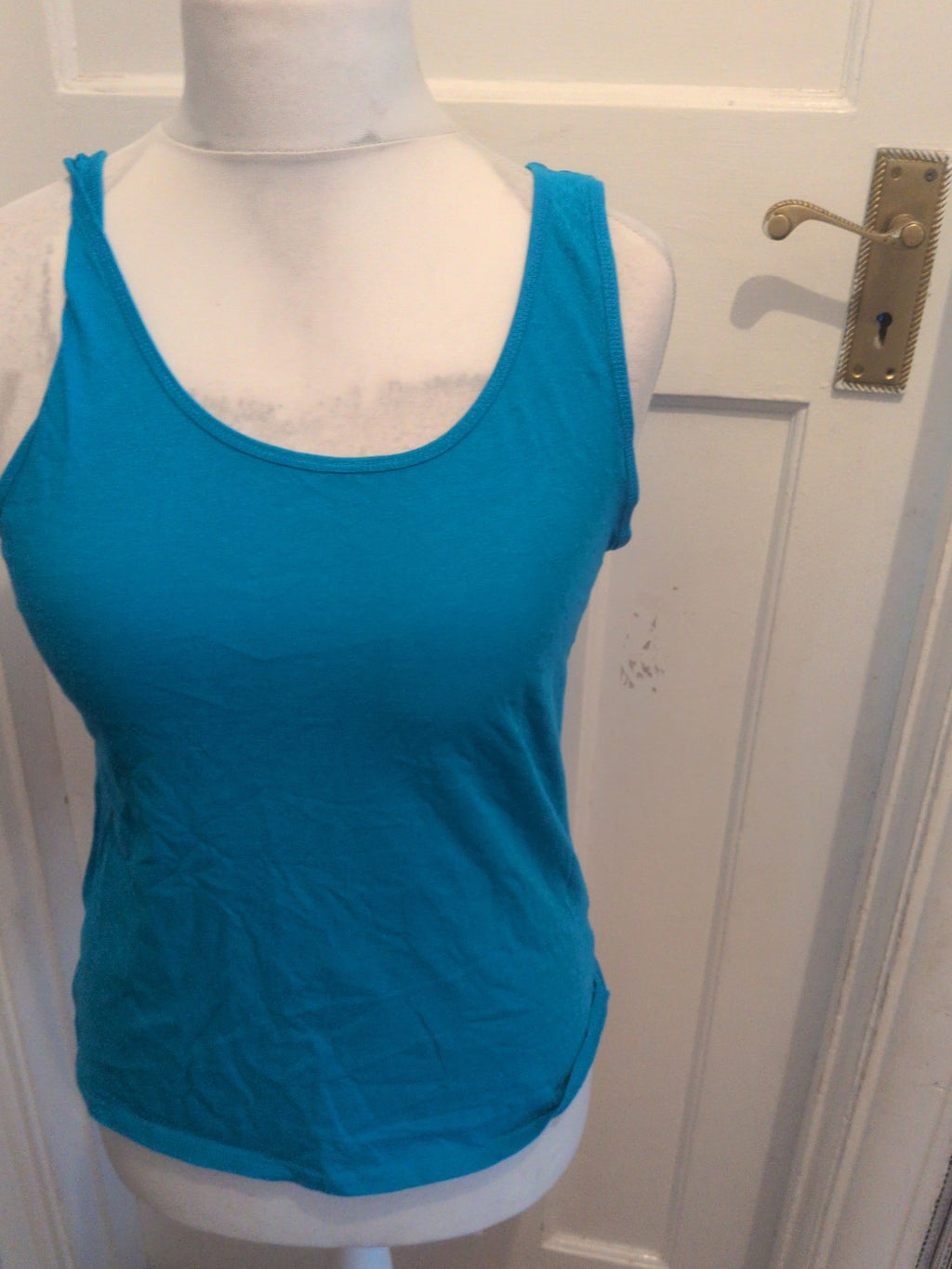Pep&Co Large Blue Sleeveless Tank Vest Top