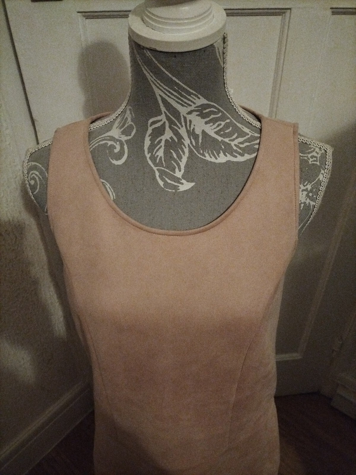 Ladies Just Fab Medium Pink Sleeveless Dress
