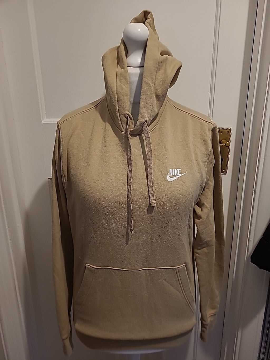Mens Nike Size Small Camel Pullover Hoodie