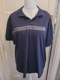 Mens Lonsdale Size 2XL Navy Short Sleeved Polo