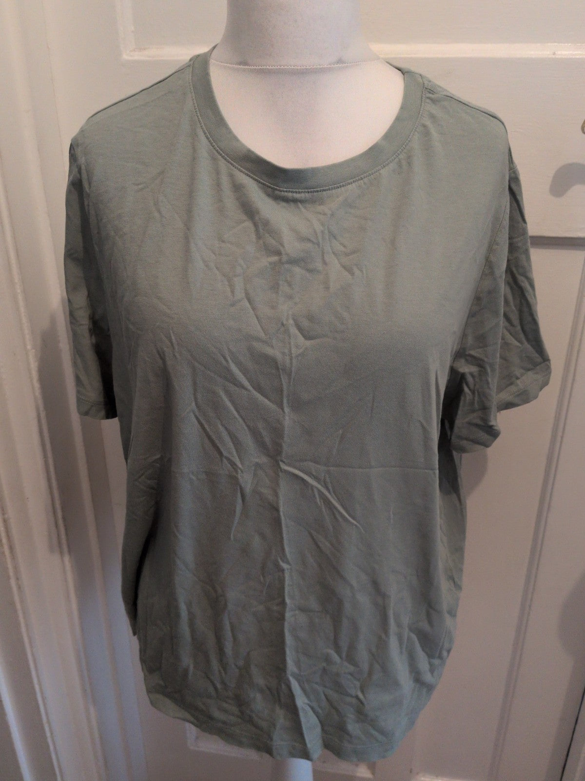 Tu 24 Regular Fit Sage Green Short Sleeve T-shirt