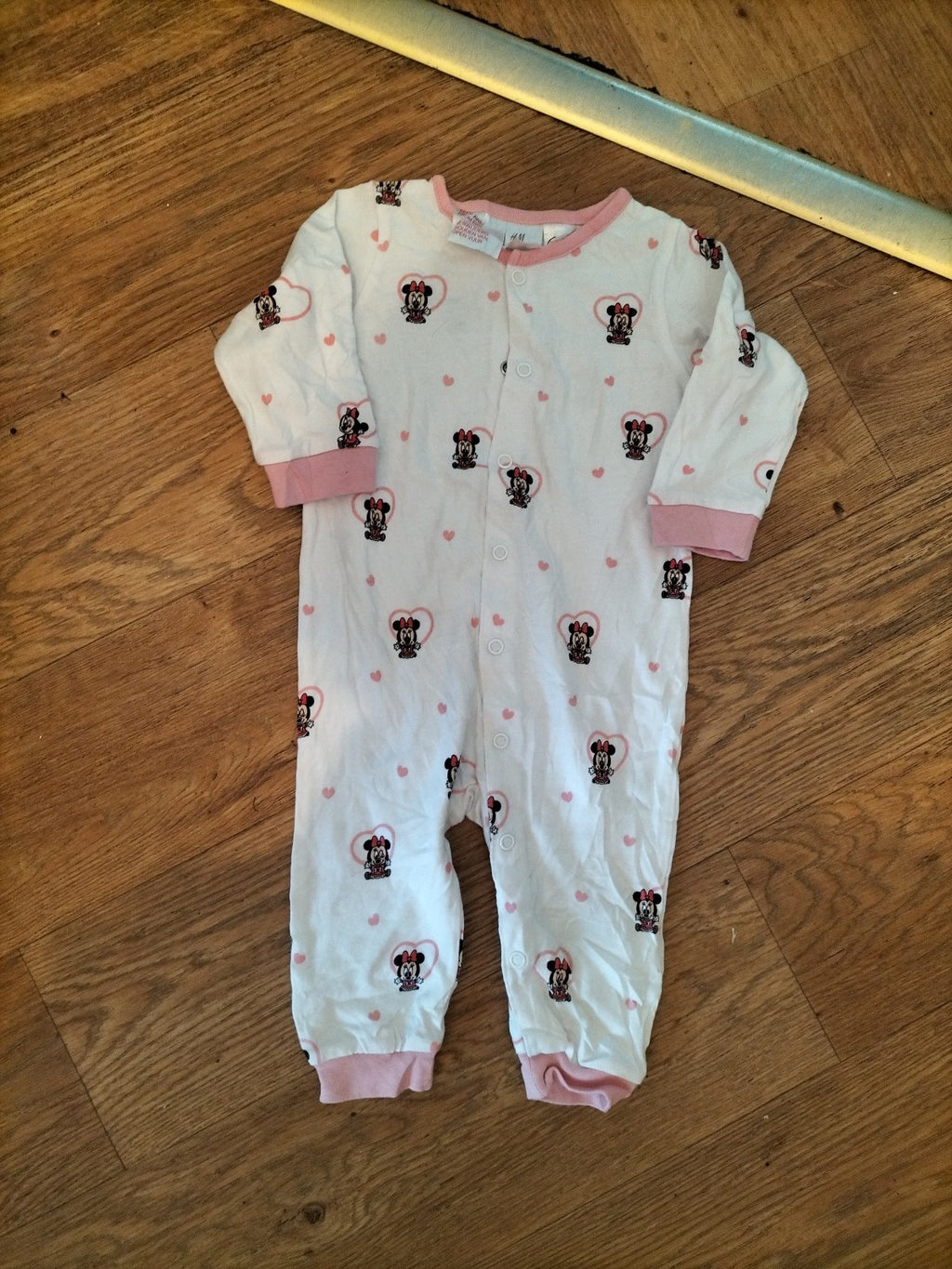 H&M 4-6 Month Minnie Mouse Babygrow