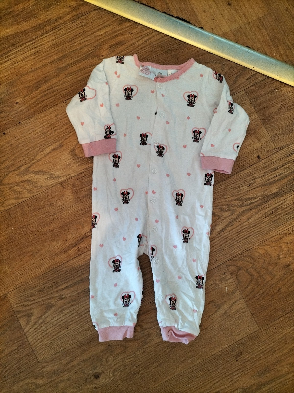 H&M 4-6 Month Minnie Mouse Babygrow
