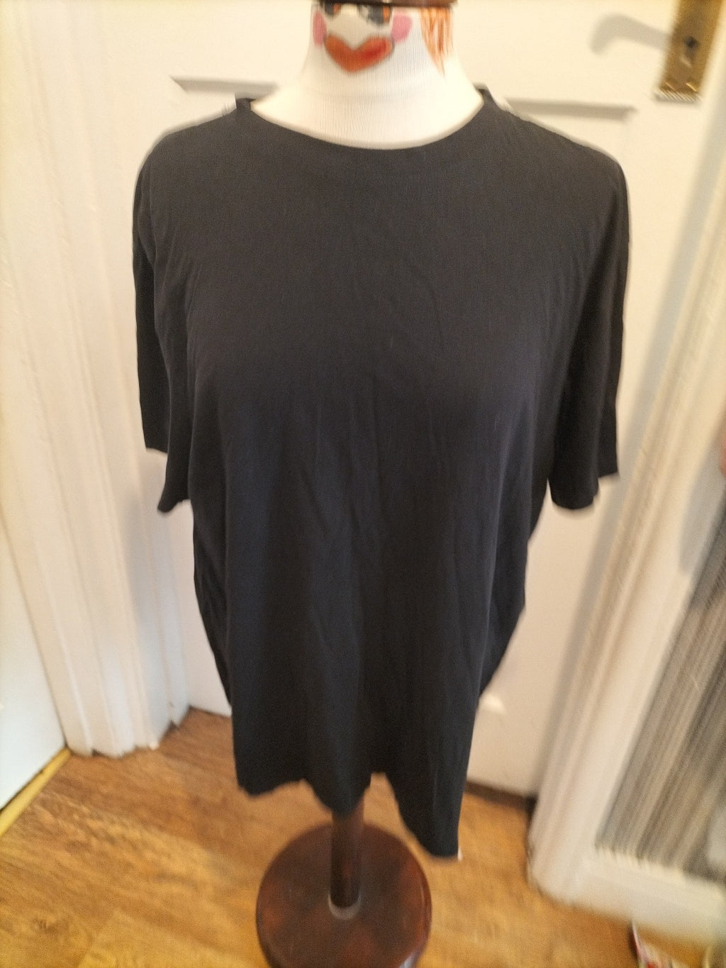 Mens Primark Size 2XL Black Round Neck Short Sleeved Tshirt