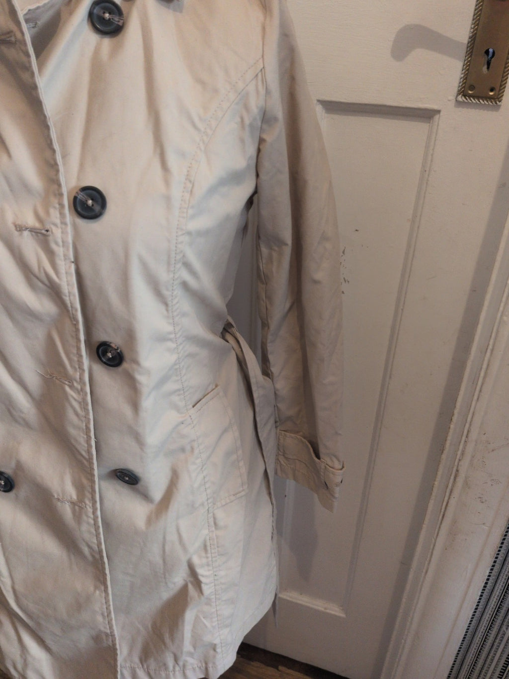Ladies Esmara Size 10 Beige Belted Jacket