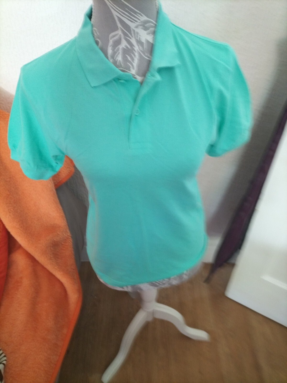 Boys B&C 9-11 Years Turquoise Polo Shirt