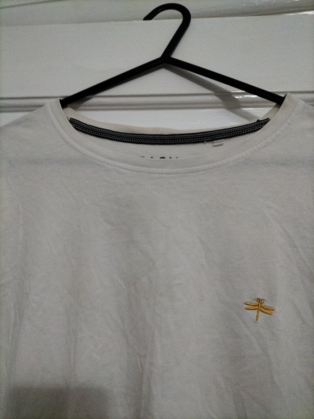 Men's Easy Slim Fit XL White Short Sleeve Top