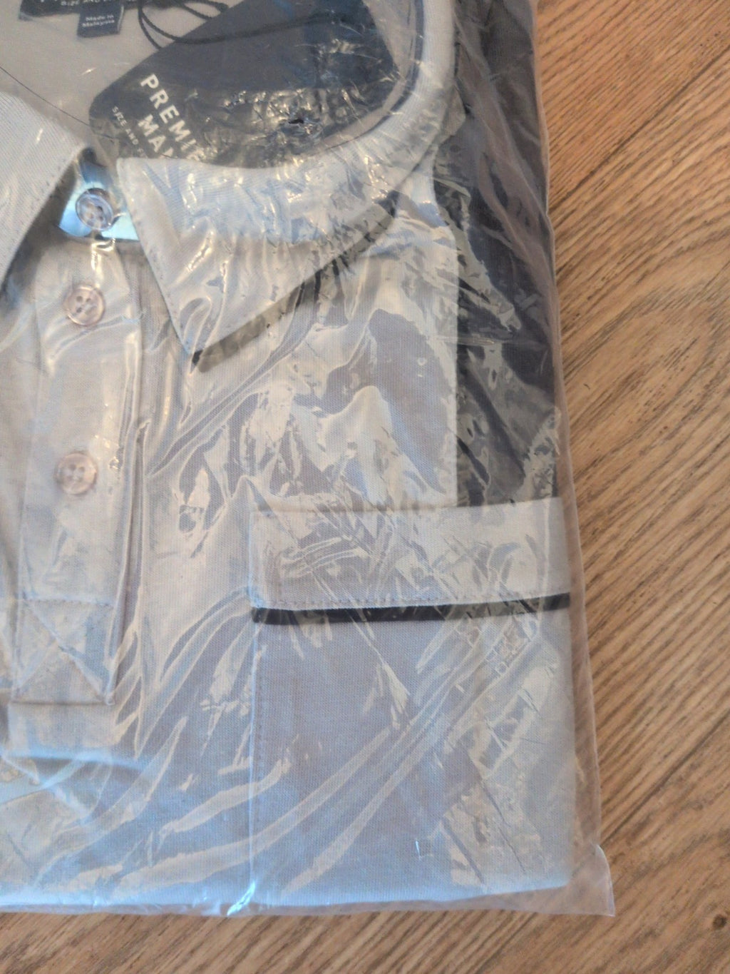 Brand New Premier Man Large Grey And Black Polo