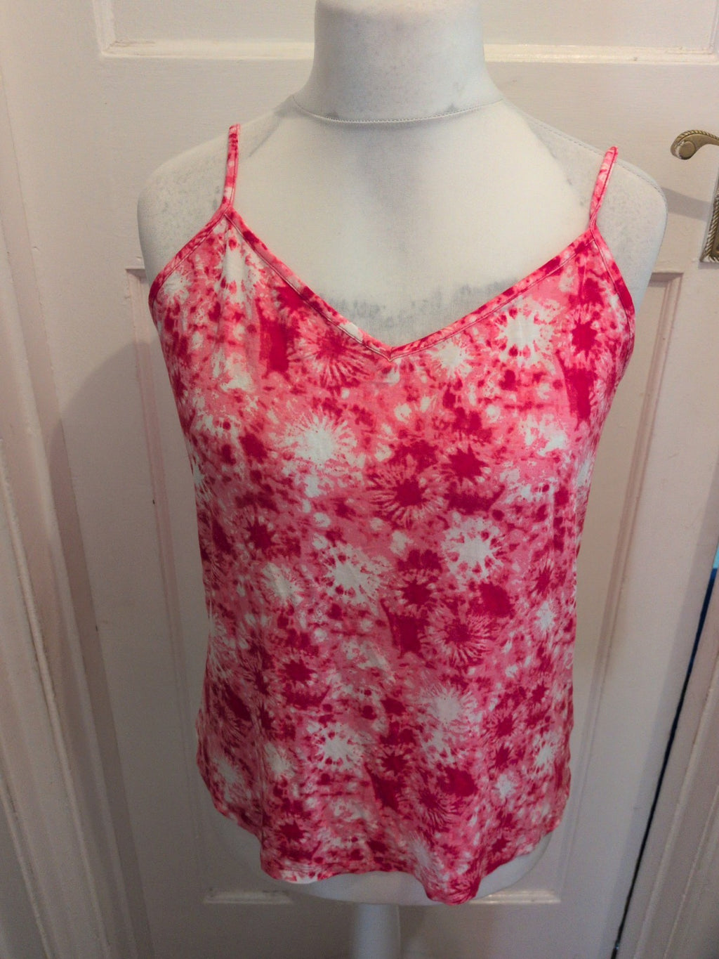 George 14 Pink White Dye Sleeveless T-shirt Cami