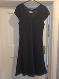 Ladies New Look Size Medium Black Sleeveless Dress