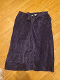 Ladies Jumper Size 14 Deep Violet Elasticated Skirt