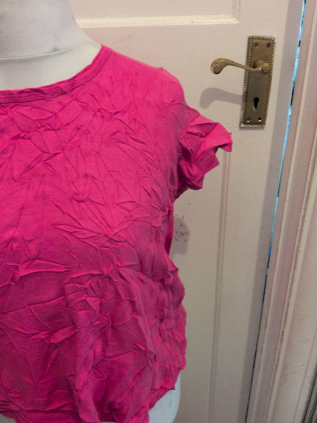 Marks And Spencer 20 Magenta Short Sleeve Tee
