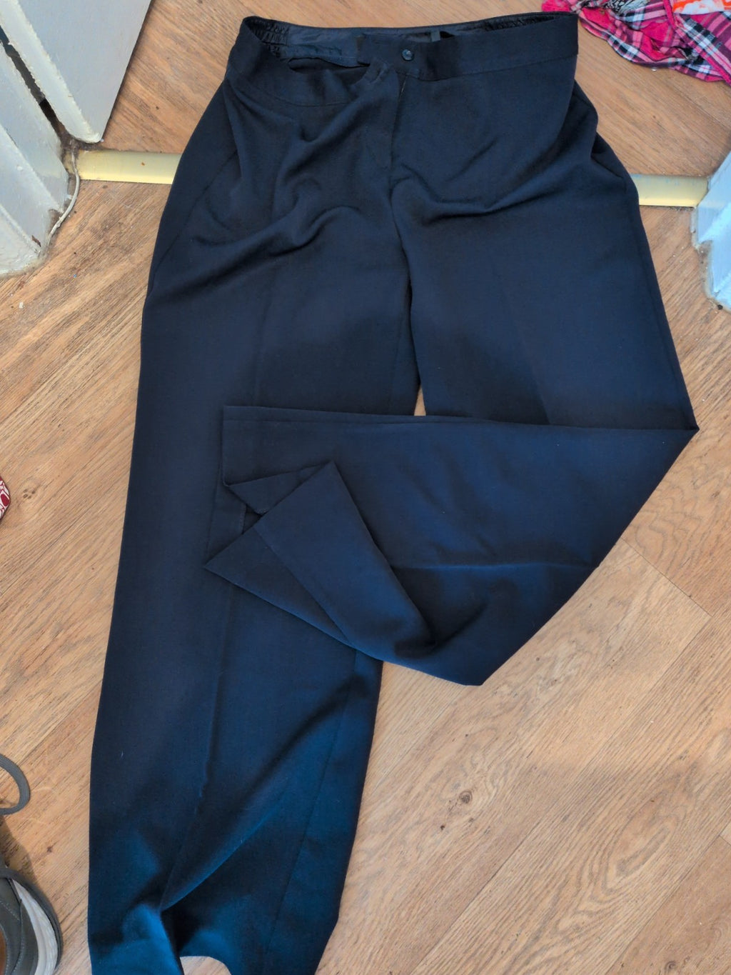 Label Be 16 Navy Trousers Straight Leg