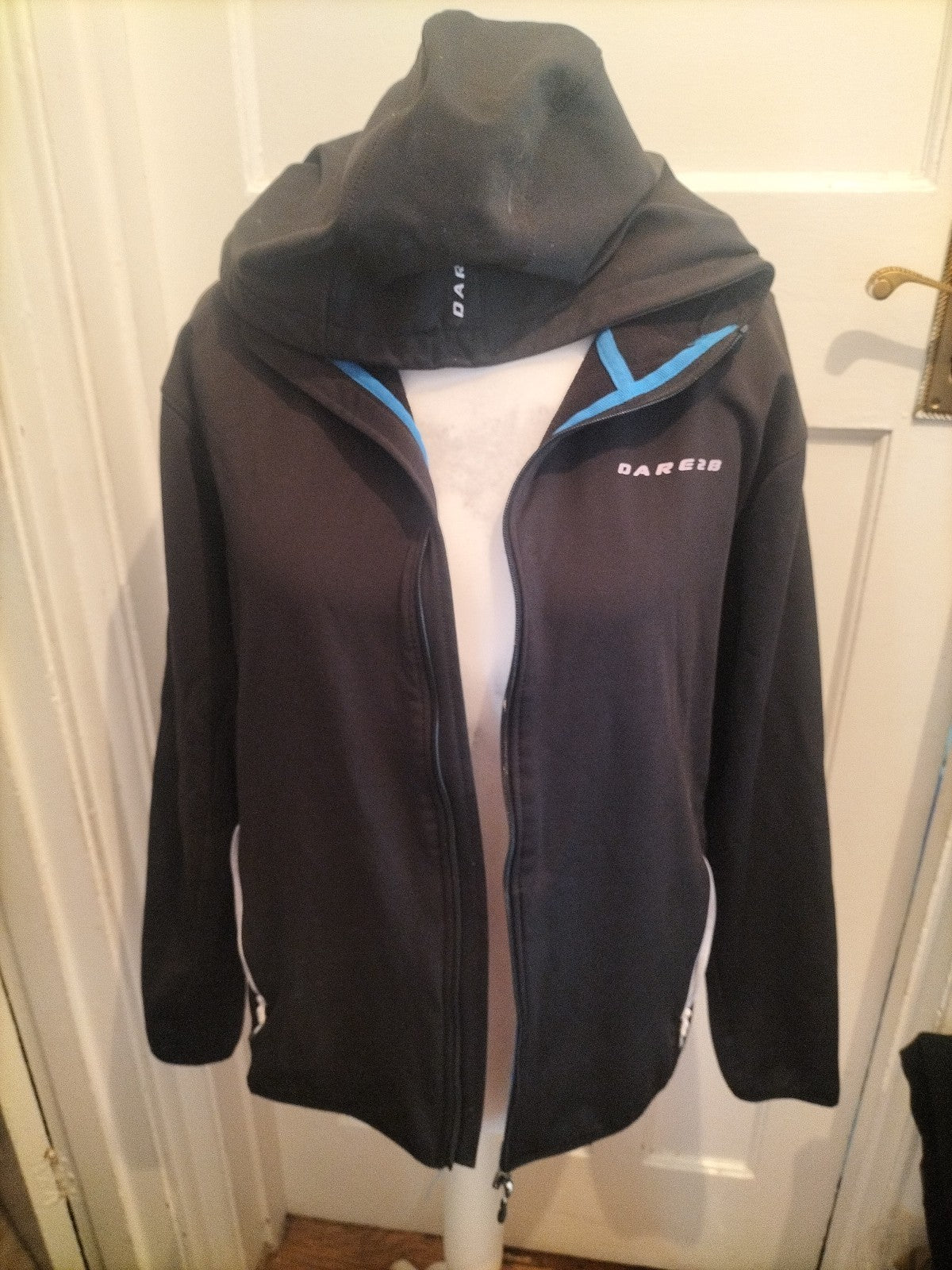 Dare2be Medium Black Full Zip Hoodie Track Jacket