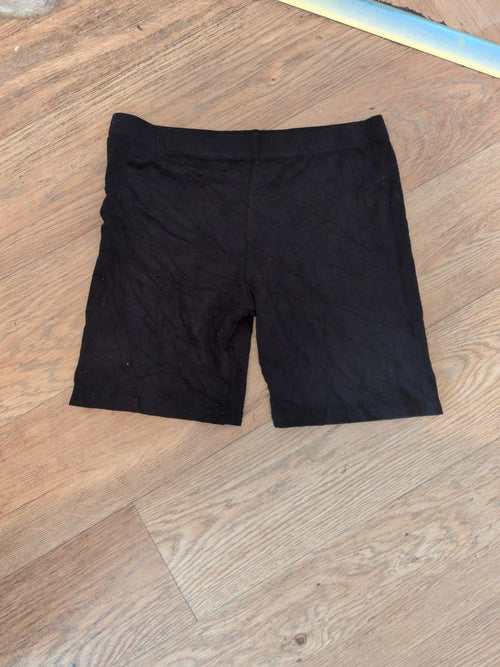 150cm Black Biker Shorts