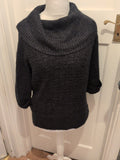 Evie 14-16 Black Roll Neck Jumper