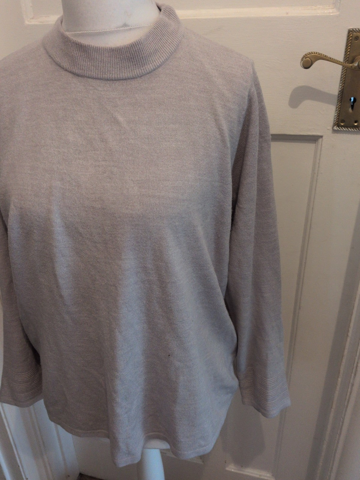 Marks And Spencer 16 Silver Grey Pullover Jumper