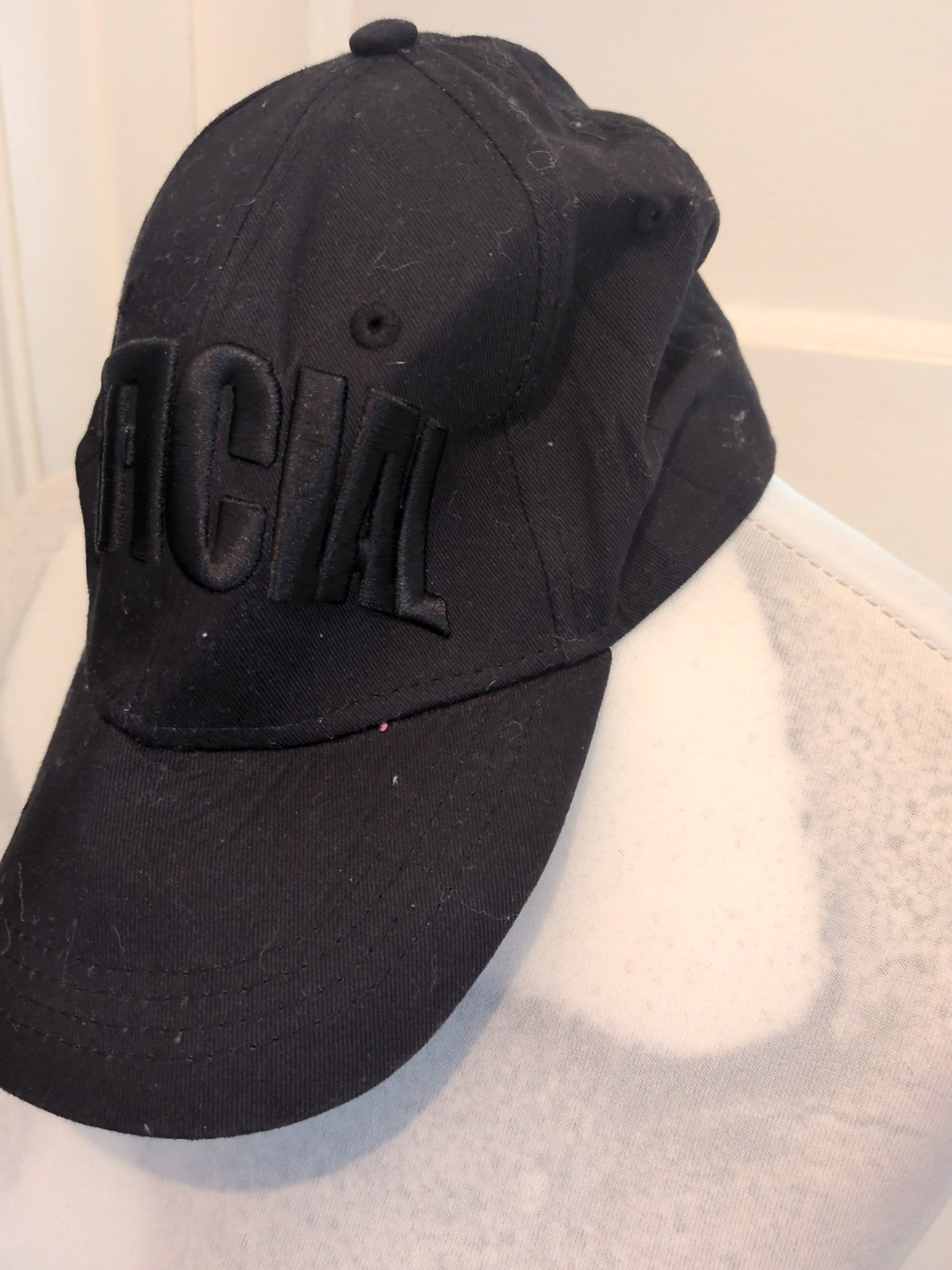 Boohoo Office Black Baseball Cap