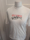 Guns'n'roses Medium White Printed Short Sleeve T-shirt