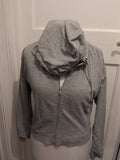 Ladies Brace Soul Size Small Grey Full Zip Hoodie