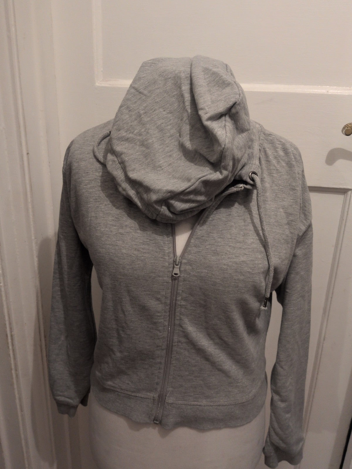 Ladies Brace Soul Size Small Grey Full Zip Hoodie