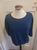 Ladies Size XL Navy Short Sleeved Tee