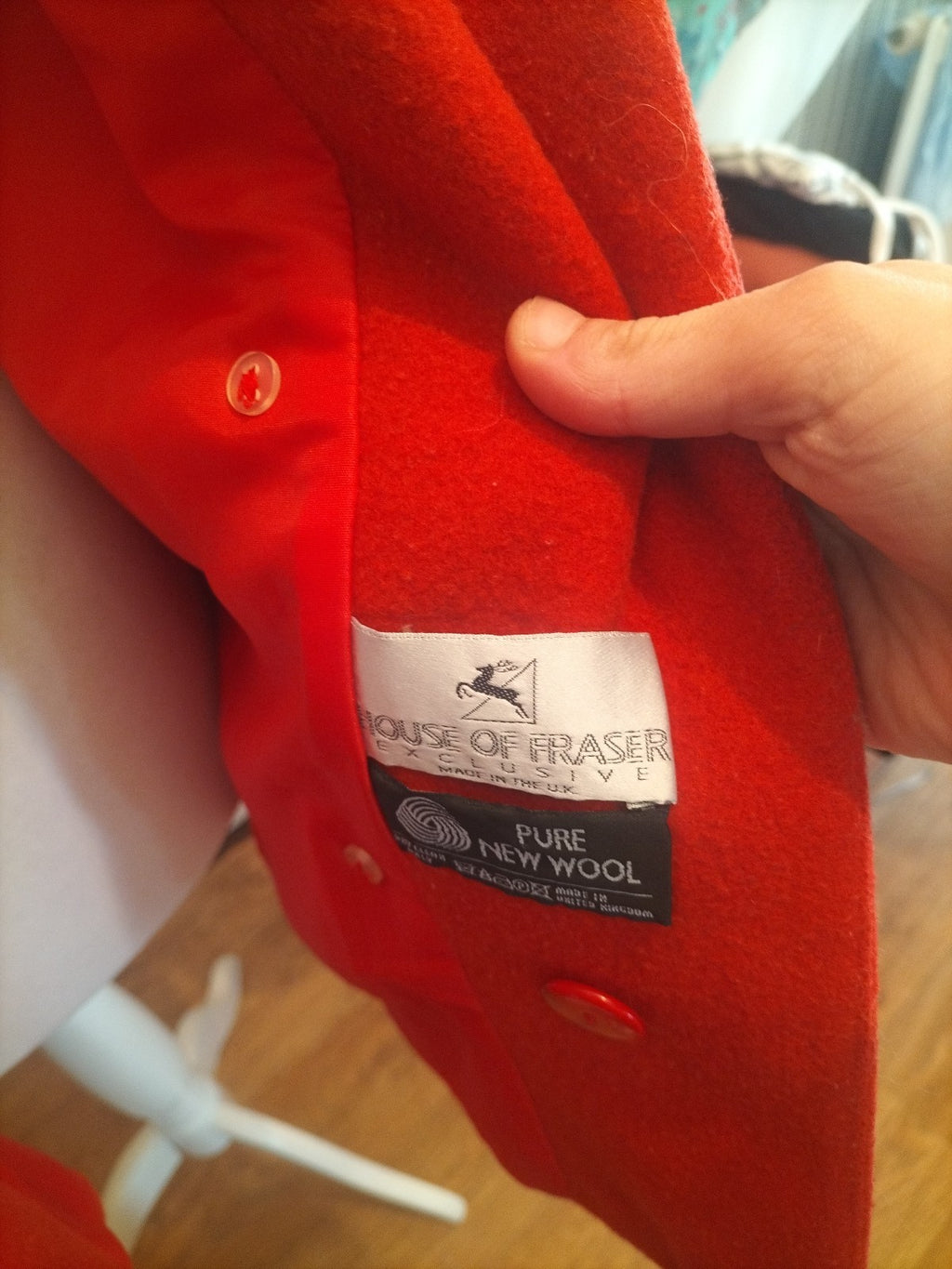 Ladies Size 14 Orange Lined Jacket