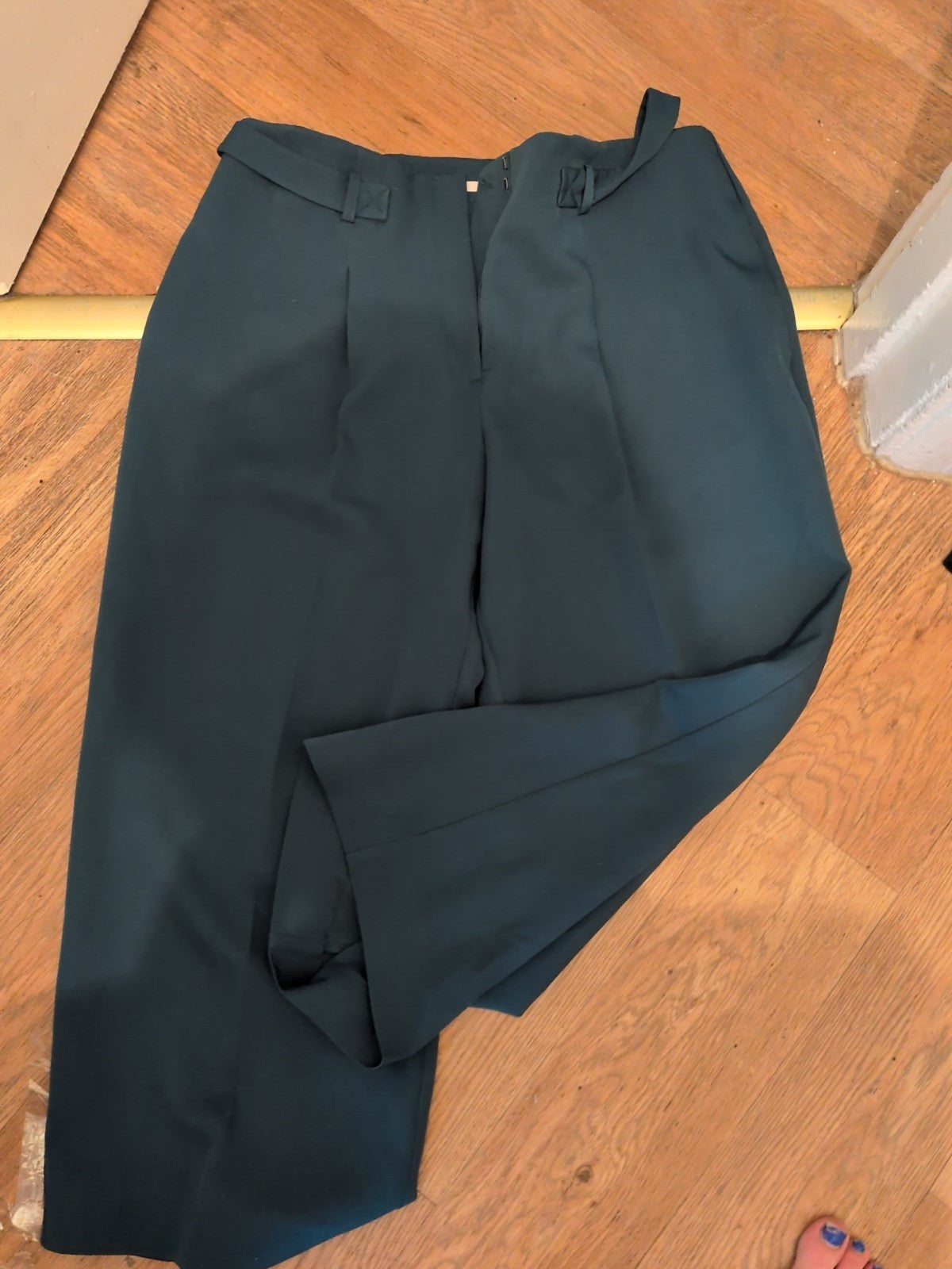 TU 16R Bottle Green Straight Leg Trousers