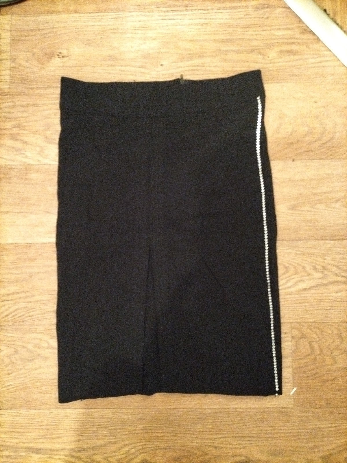 Ladies Million Dollar Babe Size 10 Black With Diamanté Pencil Skirt