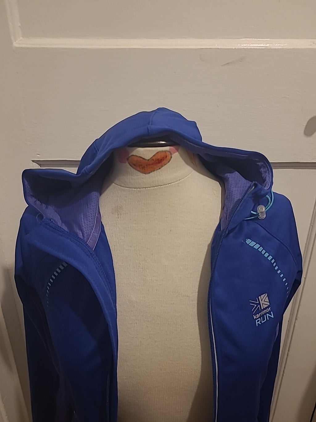 Ladies Karrimor Size 8 Purple Long Sleeve Running Coat