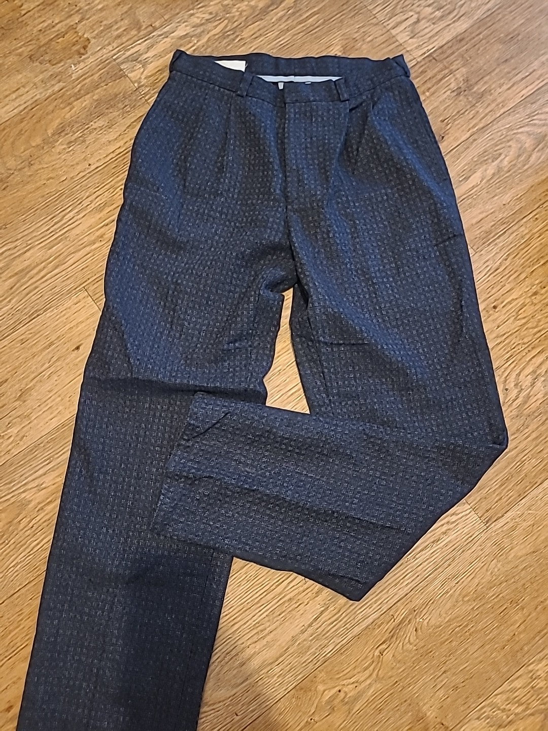 Mens Nico Size 26" Grey/Navy Trousers