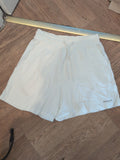 Bekkin Large White Elastic Waist Shorts