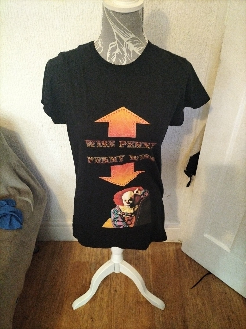 Ladies Gildan Size Xl Clown Short Sleeved Tshirt