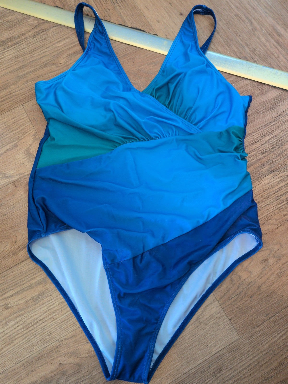 3XL Blue Toned Swimming Costume