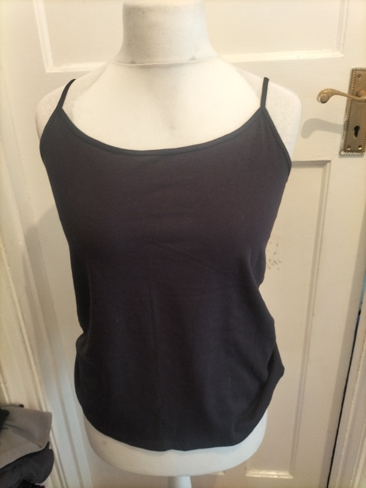 Ladies Primark Size XL 18/20 Navy Stretch Cami