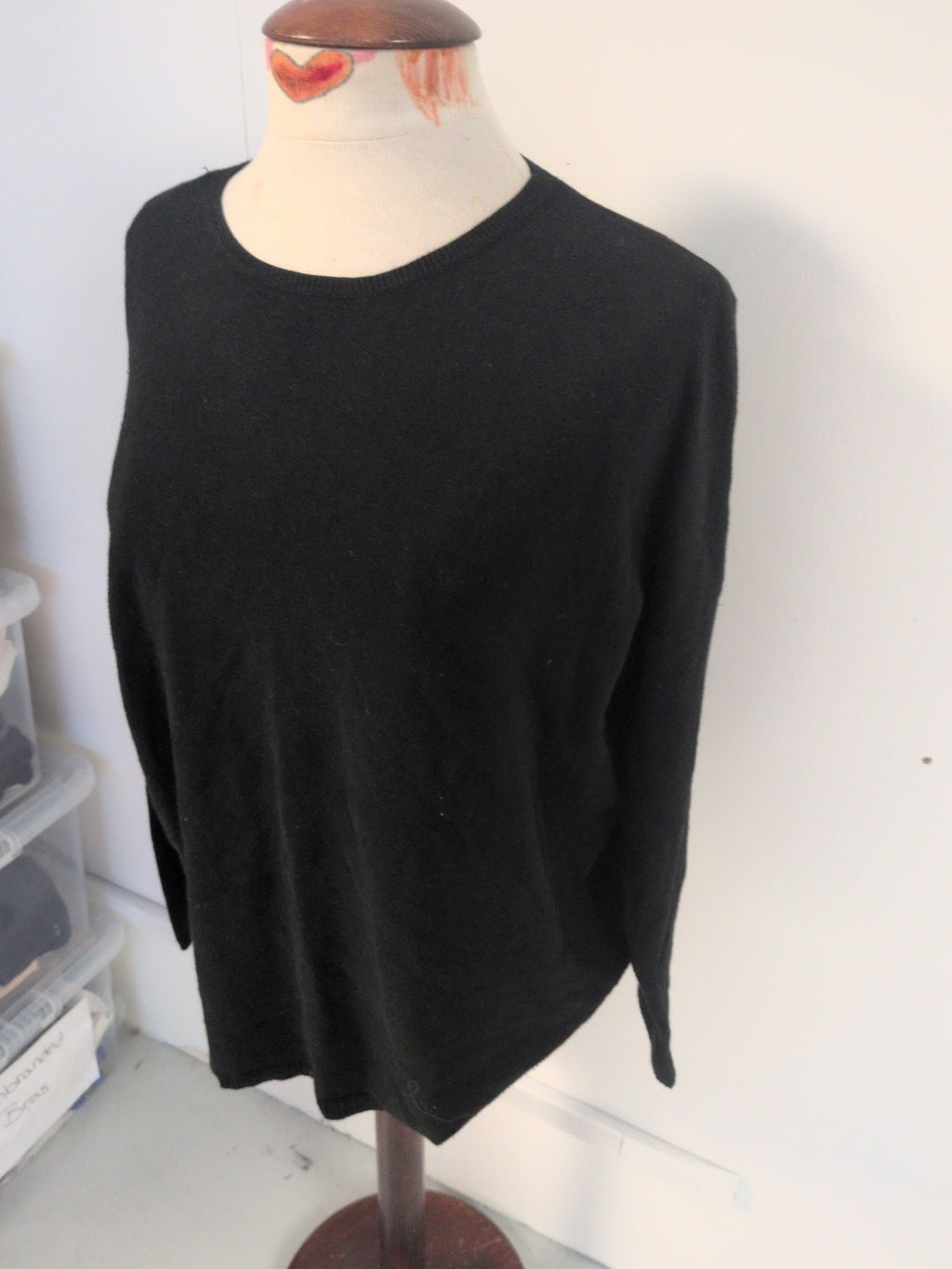 Zara Knit Medium Black Long Sleeve Jumper
