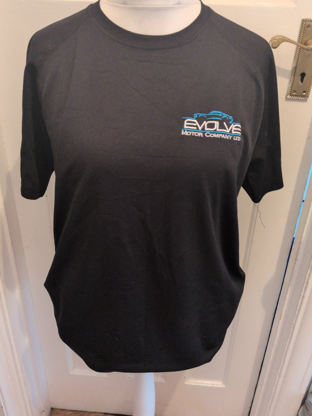 Large Evolve Black Motor Company Short Sleeve T-shirt