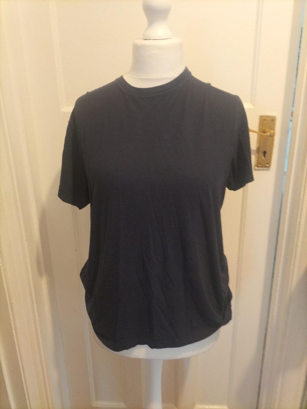 Ladies Primark Top Navy Size Med