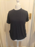 Ladies Primark Top Navy Size Med