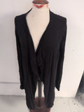 Long Tall Sally Small Black Long Sleeve Open Cardigan