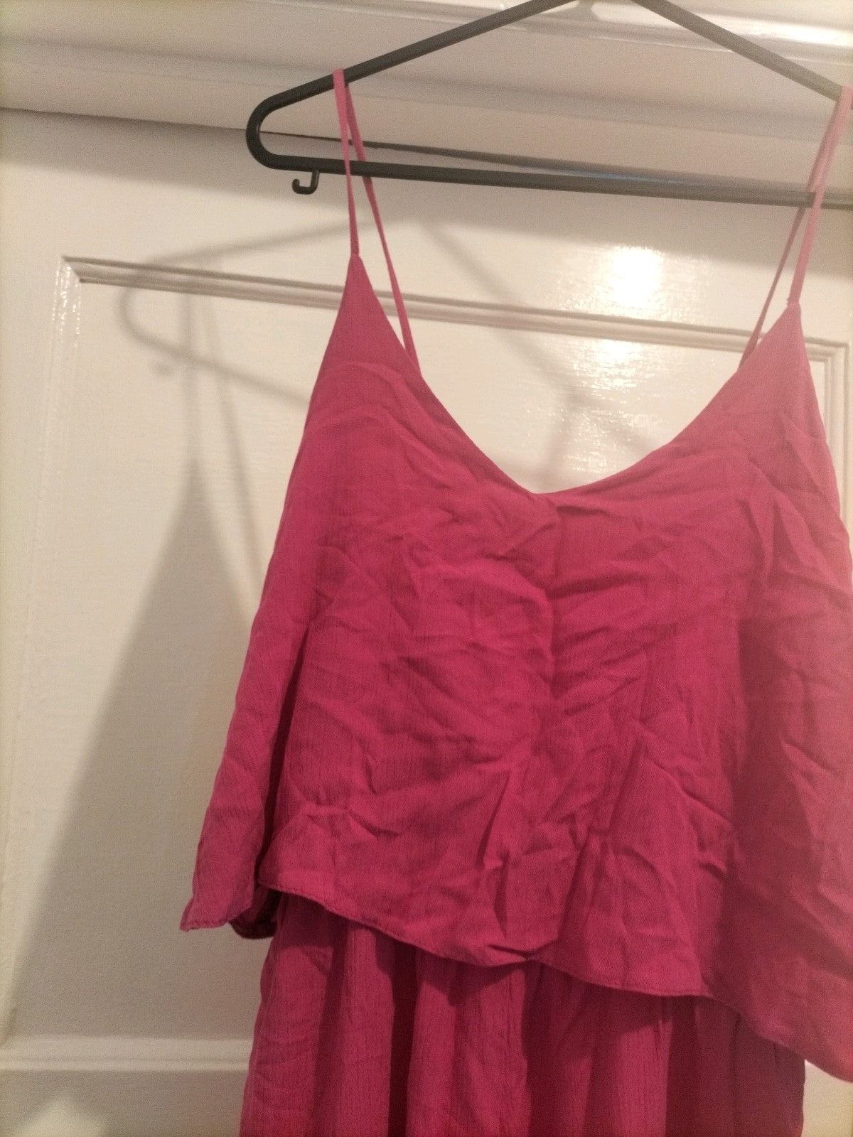 Ladies Primark Size 8 Hot Pink Sleeveless Jumpsuit