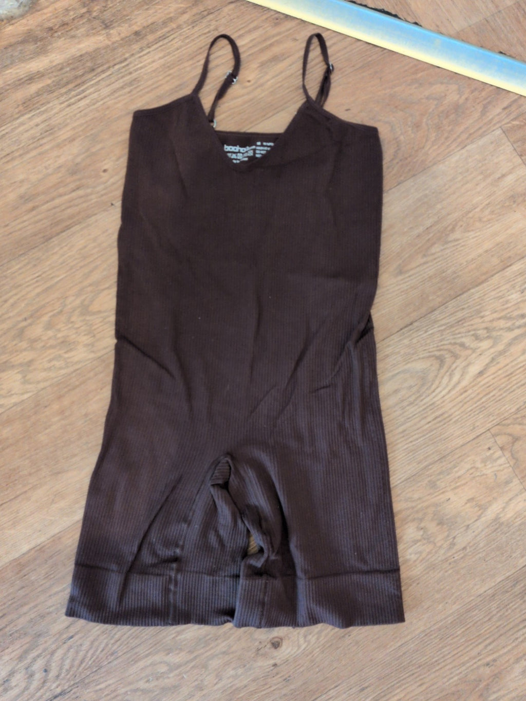 Boohoo Medium Brown Gym Suit