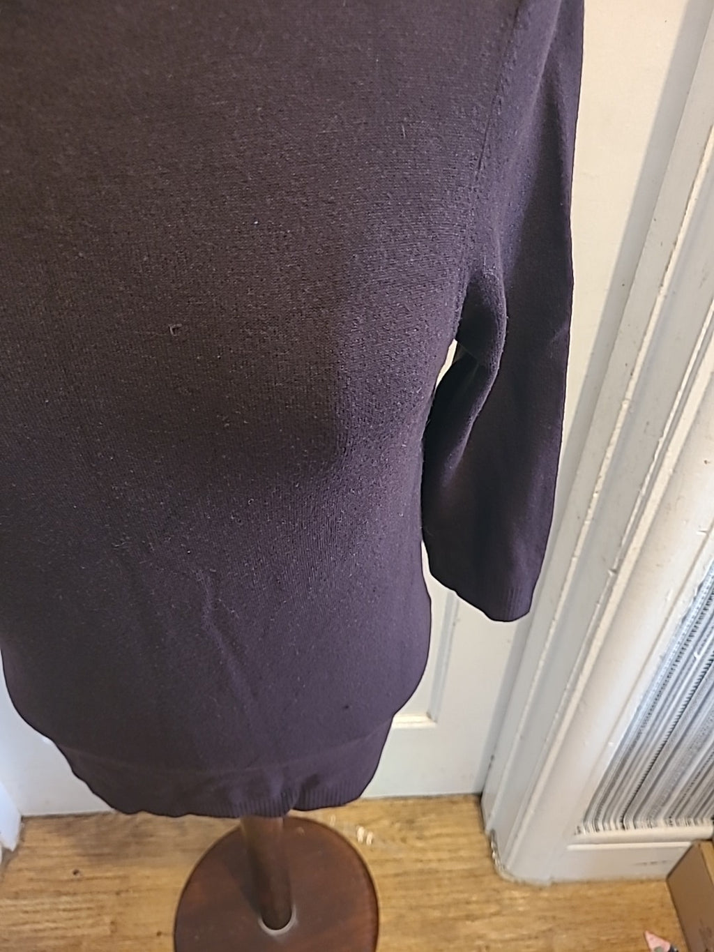 Ladies Alex&Co Size 8 Dark Brown Long Sleeved Roll Neck