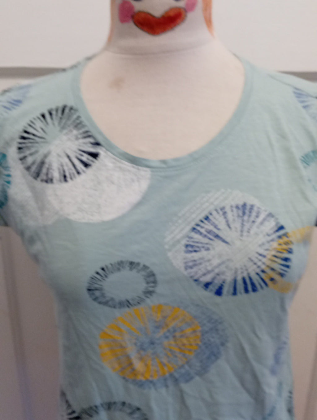 Ladies Espirit Size XS Pale Blue Short Sleeved Tshirt