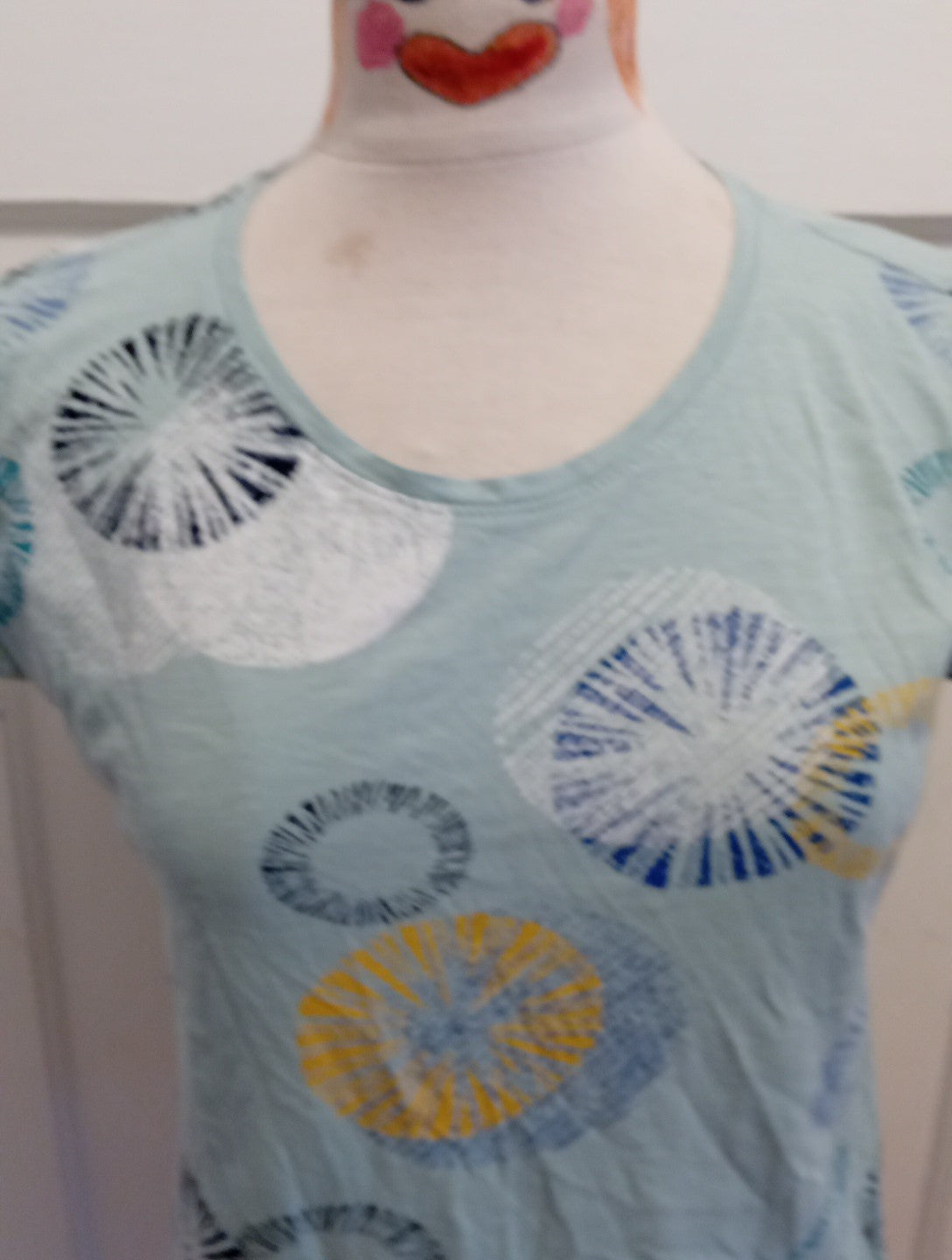 Ladies Espirit Size XS Pale Blue Short Sleeved Tshirt