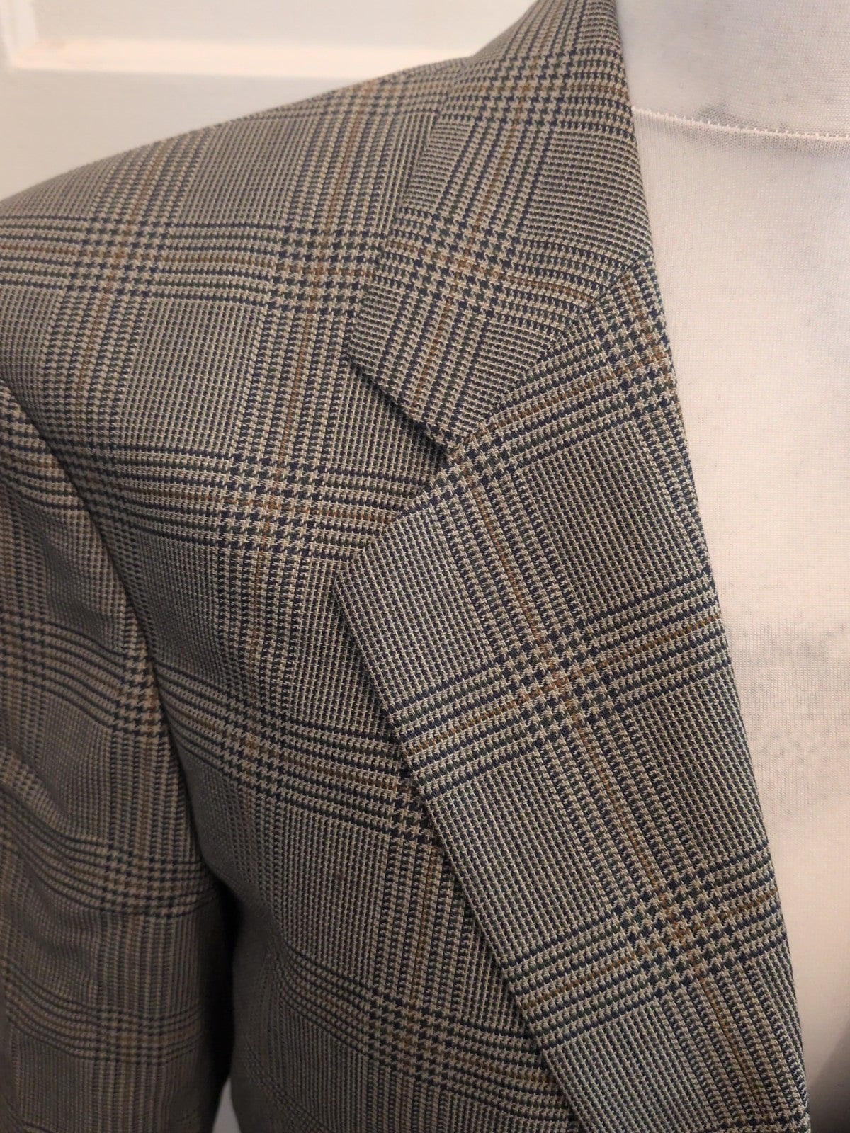 Mens St Michael Size 38M Olive Suit Jacket