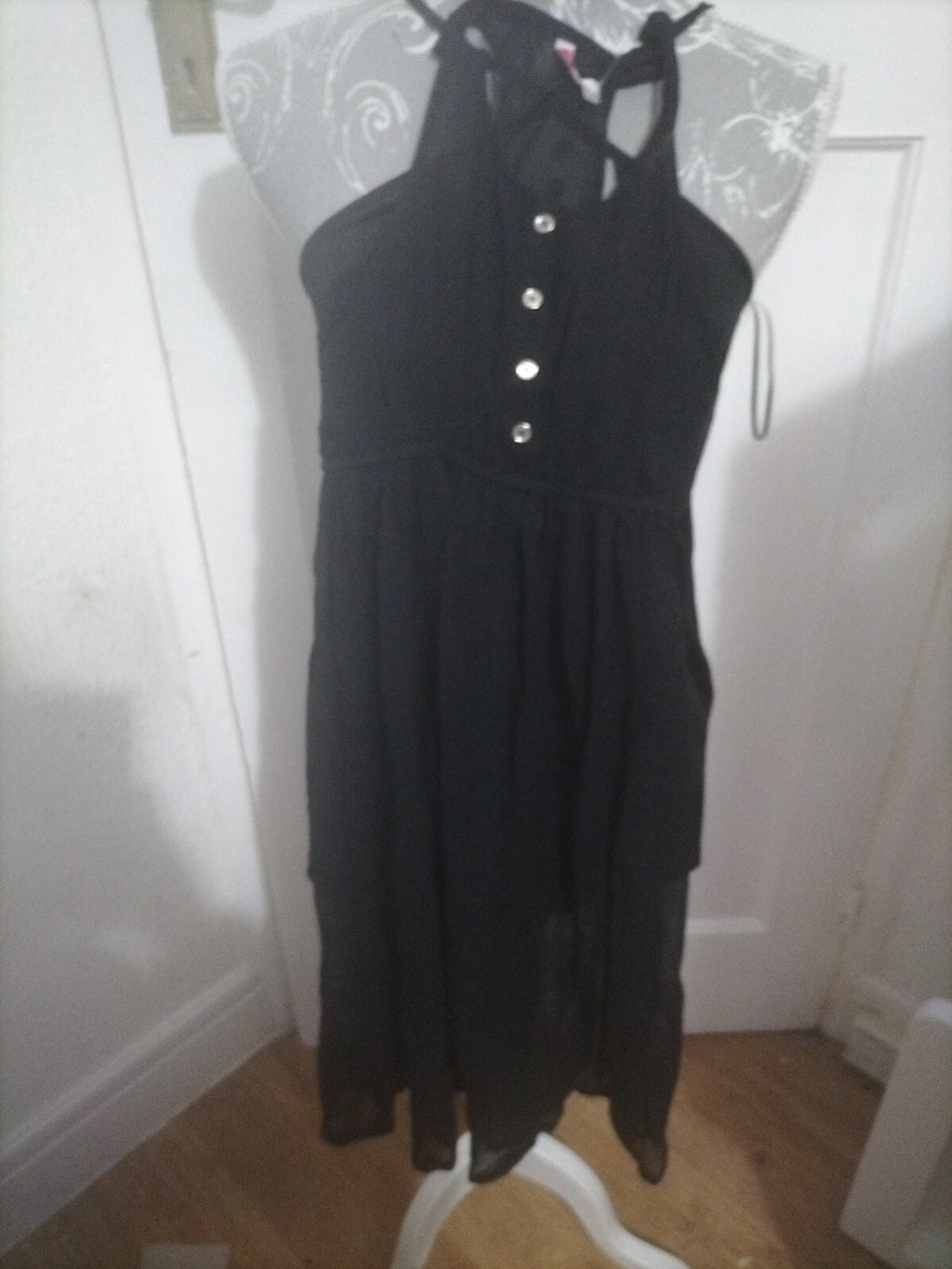 Girls 11 Years 2 Piece Black Dress