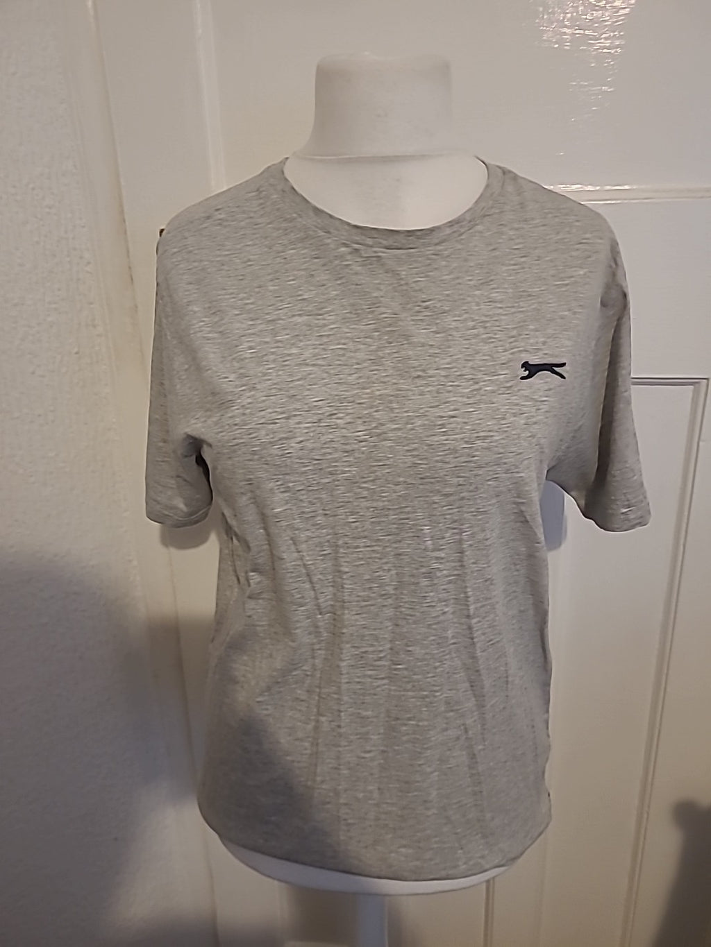 Mens Slazenger Size Small Grey Short Sleeved Tshirt