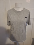 Mens Slazenger Size Small Grey Short Sleeved Tshirt