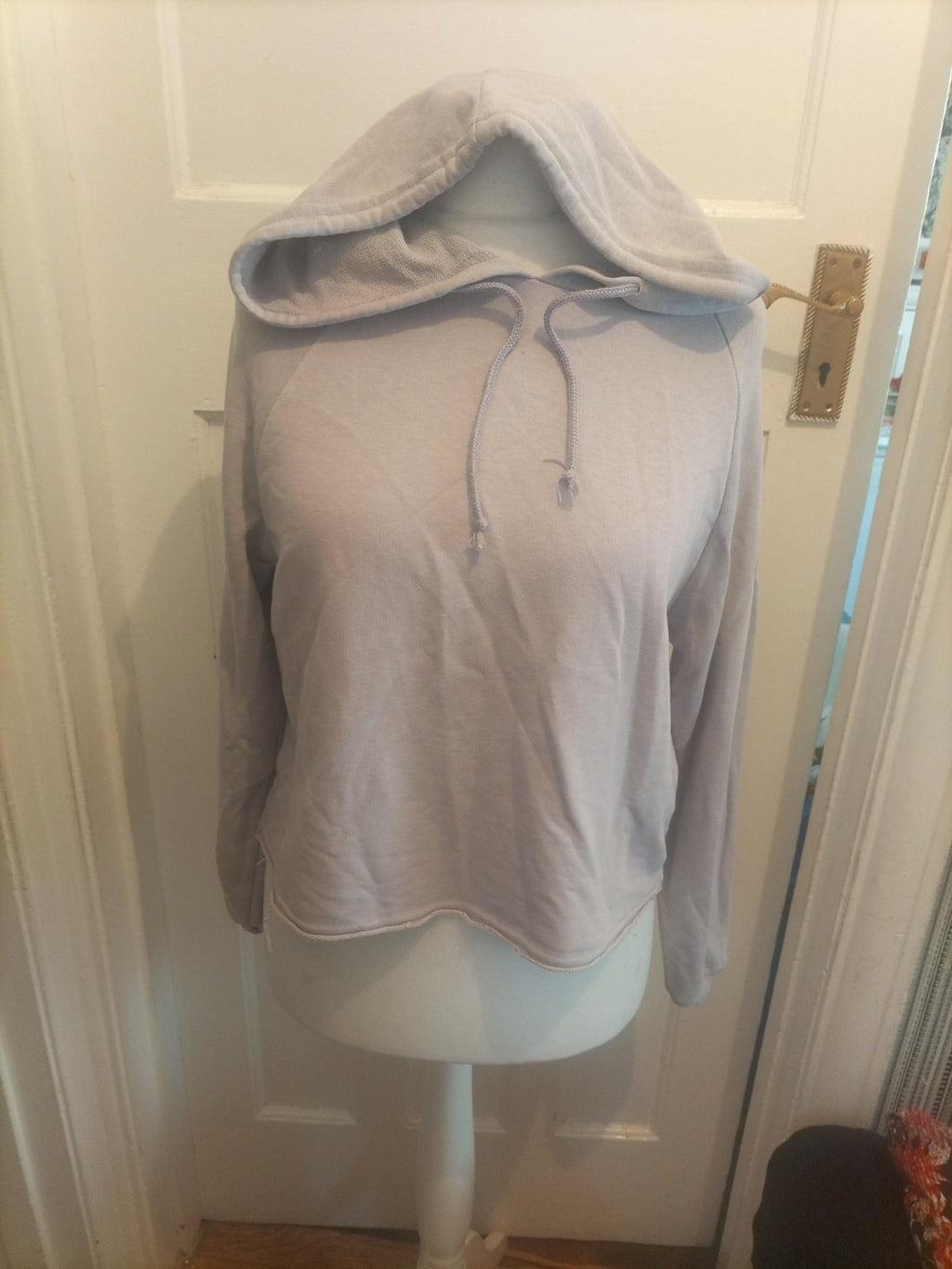 Ladies New Look Size 12 Pale Lilac Pullover Hoodie
